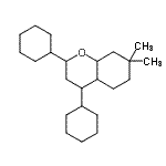 CAS#: 87299-55-6, 2,4-Dicyclohexyl-7,7-dimethyloctahydro-2H-chromene