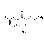 CAS 登录号：873548-10-8， 乙基(5-氟-2-甲氧基苯基)(氧代)乙酸酯