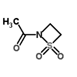 CAS 登录号：87357-29-7， 1-(1,1-二氧代-1,2-噻吩基氮杂环丁-2-基)乙酮