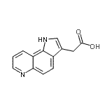 CAS#: 87361-86-2, 1H-Pyrrolo[2,3-f]quinolin-3-ylacetic acid