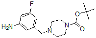 CAS#: 873697-59-7, 4-[(3-Amino-5-Fluorophenyl)Methyl]-1-Piperazinecarboxylic Acid 1,1-Dimethylethyl Ester