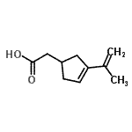 CAS#: 87371-57-1, (3-Isopropenyl-3-cyclopenten-1-yl)acetic acid