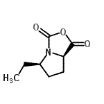 CAS#: 87392-44-7, (5R,7aR)-5-Ethyltetrahydro-1H-pyrrolo[1,2-c][1,3]oxazole-1,3-dione