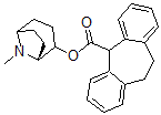 CAS 登录号：87395-56-0， [1R,5S,(+)]-莨菪烷-2a-基 10,11-二氢-5H-二苯并[a,d]环庚烯-5-羧酸酯