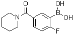 CAS 登录号：874289-43-7， [2-氟-5-(1-哌啶基羰基)苯基]硼酸