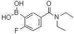 CAS 登录号：874289-47-1， [5-(二乙基氨基甲酰)-2-氟苯基]硼酸