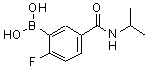 CAS 登录号：874289-49-3， [2-氟-5-(异丙基氨基甲酰)苯基]硼酸