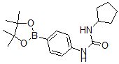CAS 登录号：874297-80-0， 4-(3-环戊基脲基)苯硼酸频哪醇酯