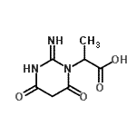 CAS 登录号：874495-37-1， 2-(2-亚氨基-4,6-二氧代四氢-1(2H)-嘧啶基)丙酸