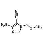 CAS 登录号：87460-50-2， 4-氨基-1-(甲氧基甲基)-1H-咪唑-5-甲腈