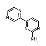 CAS 登录号：874792-15-1， 4-(2-吡嗪基)-2-嘧啶胺