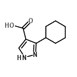 CAS#: 874908-44-8, 3-Cyclohexyl-1H-pyrazole-4-carboxylic acid