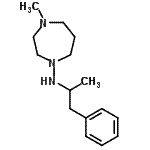 CAS#: 87498-61-1, 4-Methyl-N-(1-phenyl-2-propanyl)-1,4-diazepan-1-amine