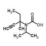CAS#: 875253-97-7, Isopropyl(3-methyl-1-pentyn-3-yl)carbamic acid