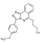 CAS#: 87540-57-6, 2-{[3-(4-Methoxyphenyl)[1,2,4]triazolo[3,4-a]phthalazin-6-yl]oxy}ethanol