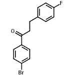 CAS#: 875433-11-7, 1-(4-Bromophenyl)-3-(4-fluorophenyl)-1-propanone