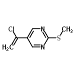 CAS#: 87573-79-3, 5-(1-Chlorovinyl)-2-(methylsulfanyl)pyrimidine
