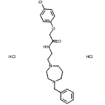 CAS#: 87576-02-1, N-[2-(4-Benzyl-1,4-diazepan-1-yl)ethyl]-2-(4-chlorophenoxy)acetamide dihydrochloride