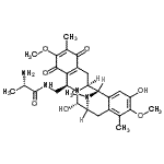 CAS#: 87578-99-2, N-{[(1S,2S,10R,12S,13S)-12,18-Dihydroxy-7,17-dimethoxy-6,16,21-trimethyl-5,8-dioxo-11,21-diazapentacyclo[11.7.1.0<sup>2,11</sup>.0<sup>4,9</sup>.0<sup>15,20</sup>]henicosa-4(9),6,15,17,19-pentaen-10-yl]methyl}-L-alaninamide