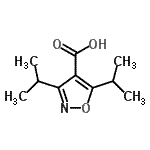 CAS#: 875827-18-2, 3,5-Diisopropyl-1,2-oxazole-4-carboxylic acid