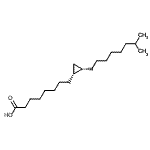 CAS 登录号：87590-99-6， 8-[(1R,2S)-2-(7-甲基辛基)环丙基]辛酸
