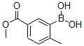 CAS 登录号：876189-18-3， 3-硼酸基-4-甲基-苯甲酸 1-甲基酯