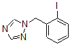 CAS#: 876316-31-3, 1-[(2-Iodophenyl)Methyl]-1H-1,2,4-Triazole