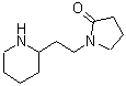 CAS 登录号：876710-79-1， 1-[2-(2-哌啶基)乙基]-2-吡咯烷酮
