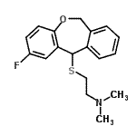 CAS#: 87673-19-6, 2-[(2-Fluoro-6,11-dihydrodibenzo[b,e]oxepin-11-yl)sulfanyl]-N,N-dimethylethanamine