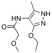 CAS#: 87675-93-2, N-(3-Ethoxy-5-Methyl-1H-Pyrazol-4-Yl)-2-Methoxy-Acetamide