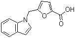 CAS#: 876881-48-0, 5-(1H-Indol-1-ylmethyl)-2-furoic acid