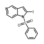 CAS 登录号：877060-44-1， 2-碘-1-(苯磺酰基)-1H-吡咯并[3,2-c]吡啶