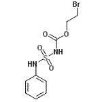 CAS 登录号：87708-05-2， 2-溴乙基(苯基氨基磺酰基)氨基甲酸酯