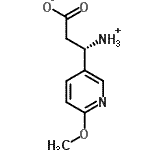 CAS#: 877119-70-5, (3S)-3-Ammonio-3-(6-methoxy-3-pyridinyl)propanoate