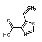CAS#: 87764-55-4, 5-Vinyl-1,3-thiazole-4-carboxylic acid