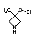 CAS 登录号：877665-31-1， 3-甲氧基-3-甲基吖丁啶