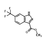 CAS#: 877773-17-6, methyl 6-(trifluoromethyl)-1H-indazole-3-carboxylate