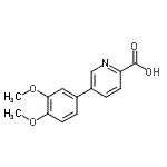 CAS#: 87789-67-1, 5-(3,4-dimethoxyphenyl)pyridine-2-carboxylic acid