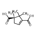 CAS#: 87798-58-1, (1R)-1,2,2-Trimethyl-3-cyclopentene-1,3-dicarboxylic acid