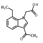 CAS#: 878681-51-7, (3-Acetyl-7-ethyl-1H-indol-1-yl)acetic acid