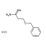 CAS#: 878774-08-4, 3-(Benzyloxy)propanimidamide hydrochloride (1:1)