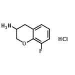 CAS#: 878807-38-6, 8-Fluoro-3-chromanamine hydrochloride (1:1)