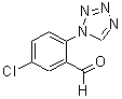 CAS 登录号：879016-22-5， 5-氯-2-(1H-四唑-1-基)苯甲醛