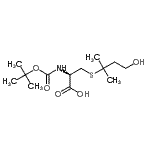 CAS#: 879207-98-4, S-(4-Hydroxy-2-methyl-2-butanyl)-N-{[(2-methyl-2-propanyl)oxy]carbonyl}-L-cysteine