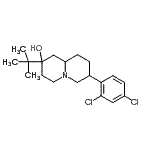 CAS#: 87922-67-6, 7-(2,4-Dichlorophenyl)-2-(2-methyl-2-propanyl)octahydro-2H-quinolizin-2-ol