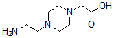 CAS 登录号：87980-97-0， 4-(2-氨基乙基)-1-哌嗪乙酸
