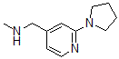 CAS#: 879896-59-0, N-Methyl-2-(1-Pyrrolidinyl)-4-Pyridinemethanamine