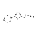 CAS 登录号：879896-62-5， N-甲基-1-[5-(4-吗啉基)-2-噻吩基]甲胺