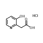 CAS#: 88011-94-3, (3-Hydroxy-2-pyridinyl)acetic acid hydrochloride (1:1)