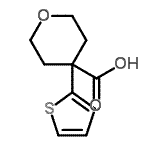CAS#: 880166-18-7, 4-(2-thienyl)tetrahydropyran-4-carboxylic acid